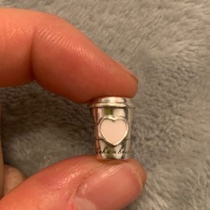 Pandora coffee cup charm